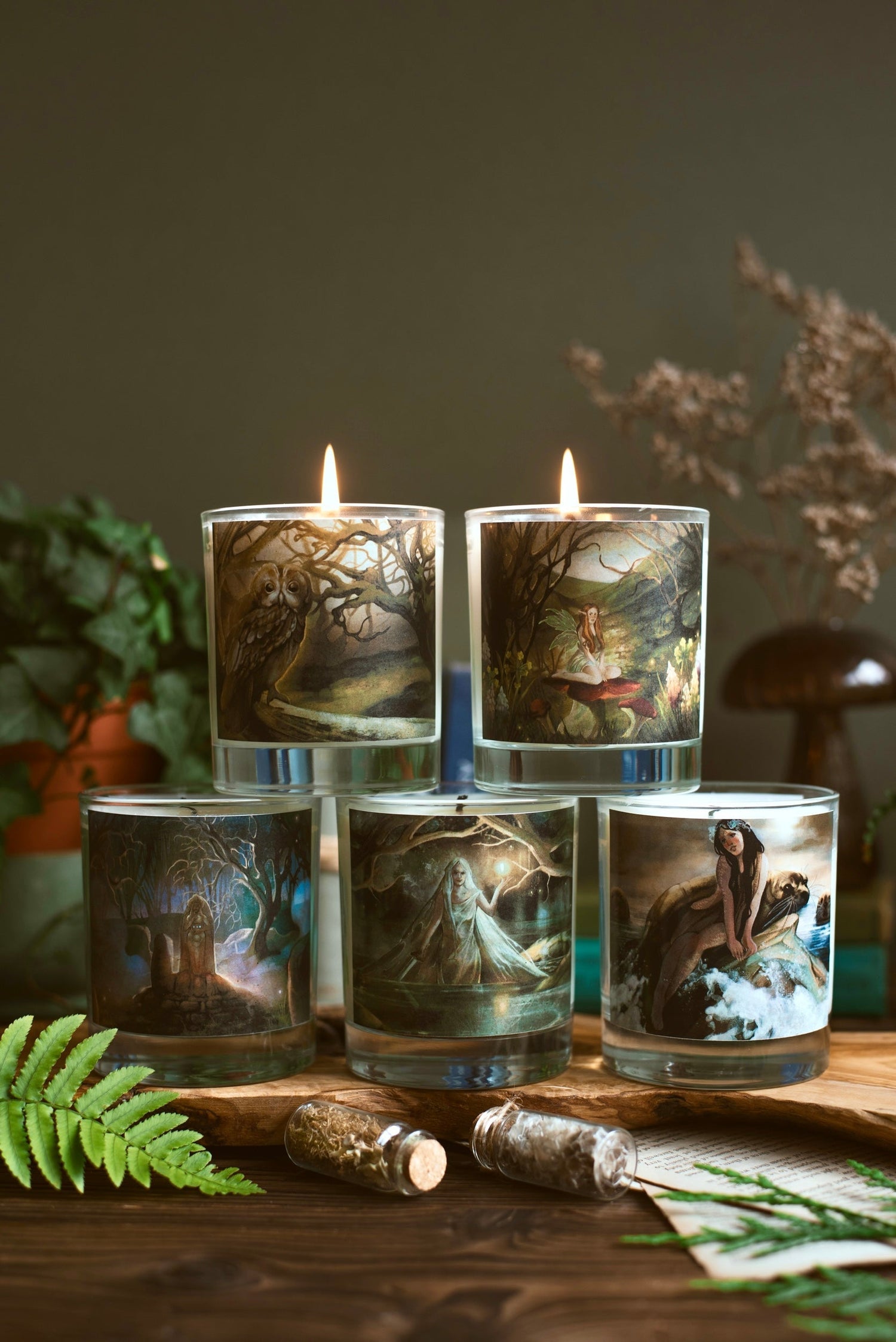 Myth & Nature Collection - Black Mountain Candles